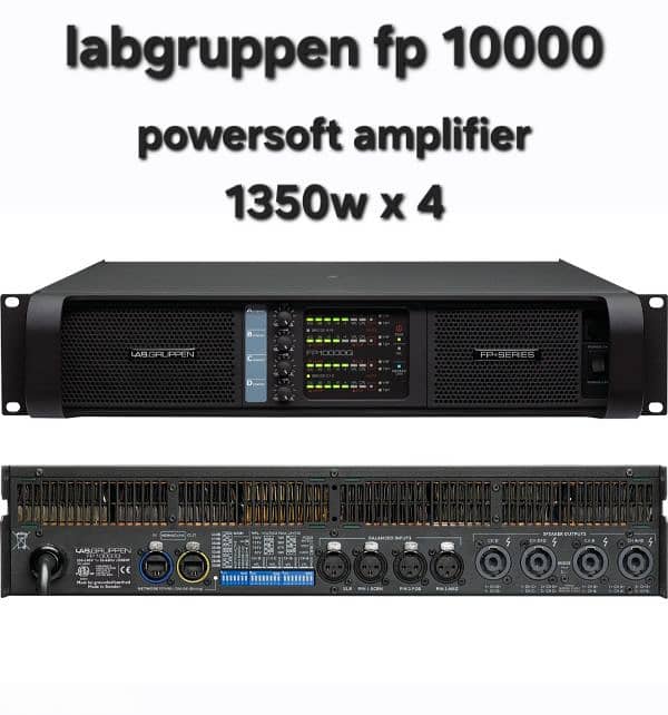 labgruppen fp1000 digital amplifier 4ch 0