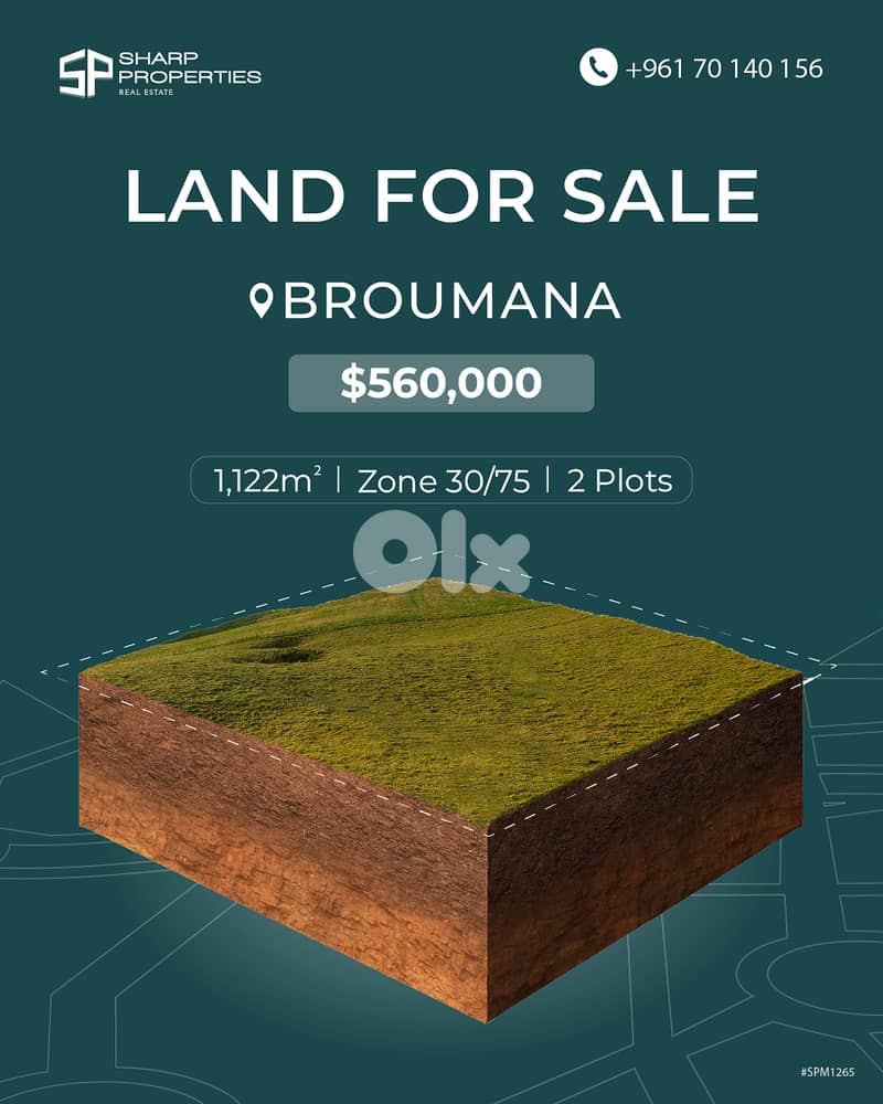 Land For Sale - Broumana #SPM1265 0
