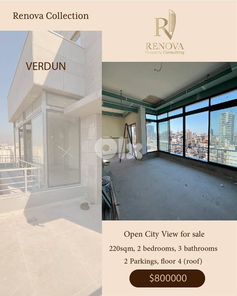 Open view apartment for sale in verdun 0