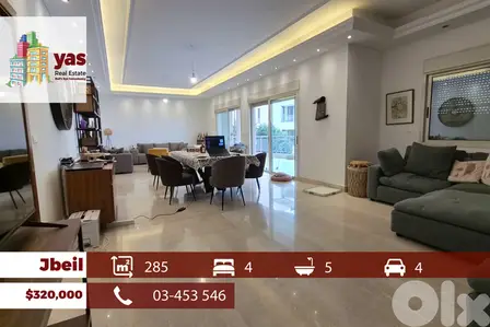 Jbeil 285m2 | Prime Location | Common Playground | Decorated | MCH