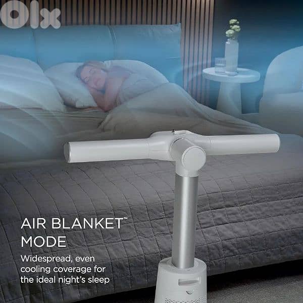 Shark TurboBlade Cool + Heat – 2-in-1 Bladeless Tower Fan & Space 7