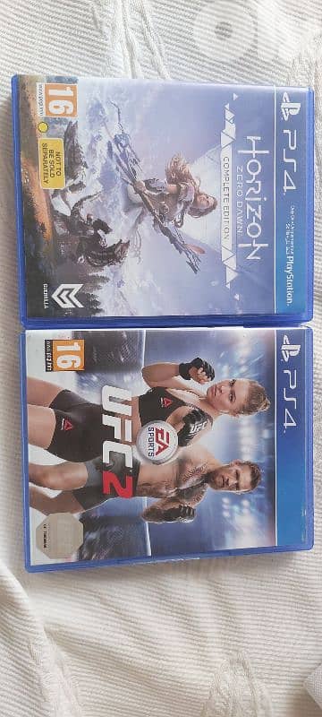 Horizon zero dawn and ufc 2 16$ 0