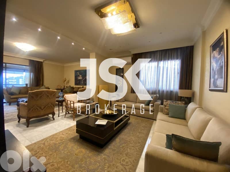 L21287 - Unfurnished 4-Bedroom Apartment For Sale in Jnah, Beirut 0