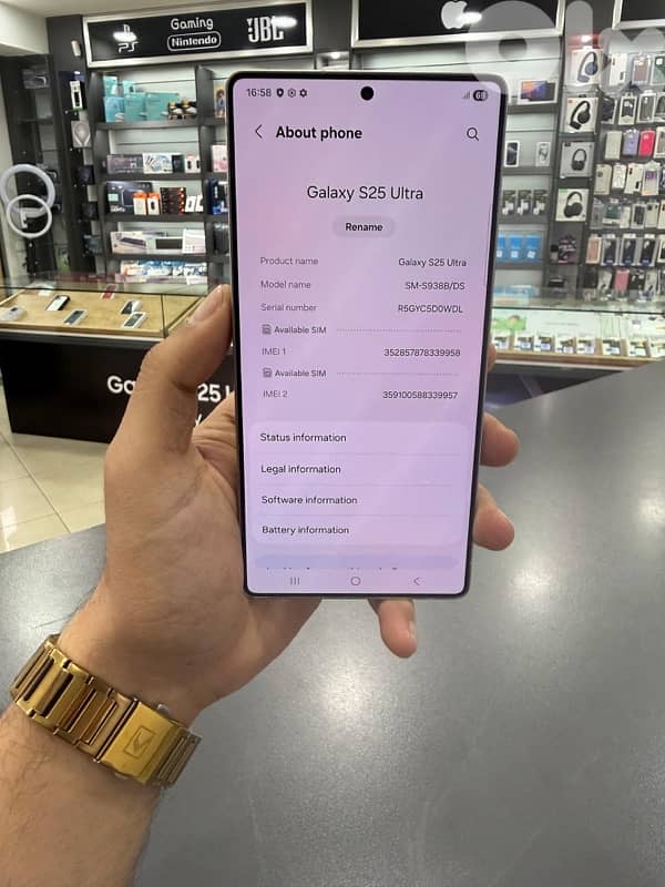 SAMSUNG GALAXY S25 Ultra USED 5