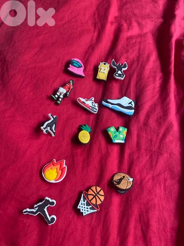 13 crocs pins each 0.50 all 6 0