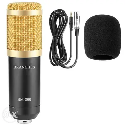 BM800 Mic Condenser Sound Recording Microphone With Shock Mount