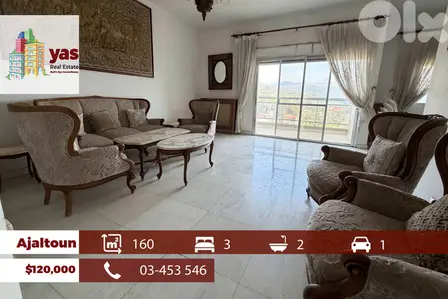Ajaltoun 160m2 | Panoramic View | Calm Area | Prime Location | EL/DA