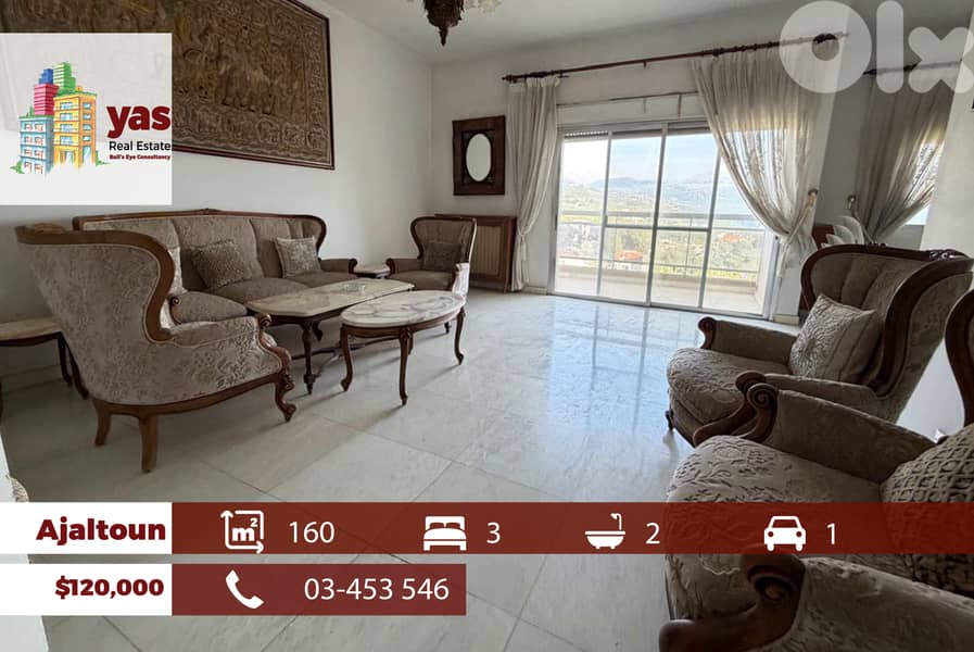 Ajaltoun 160m2 | Panoramic View | Calm Area | Prime Location | EL/DA 0