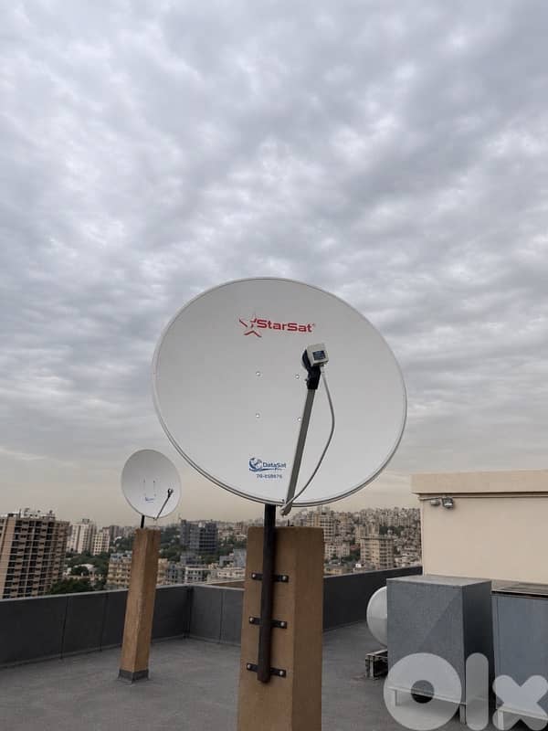 Satellite dish installation 2