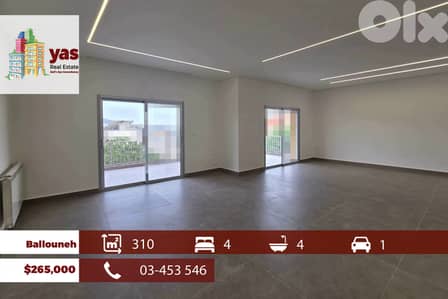 Ballouneh 310m2 | Renovated Flat | Decorated | Mountain View | TO