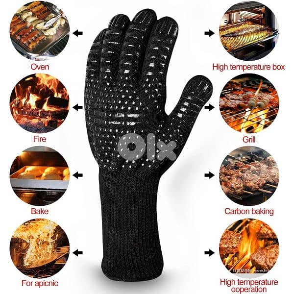 grill furst aramid bbq glove 0