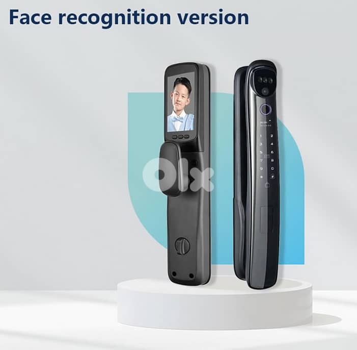 Smart Door Lock with 9 Ways to Unlock+Camera,AI Chip,Anti Pry Alarm 4