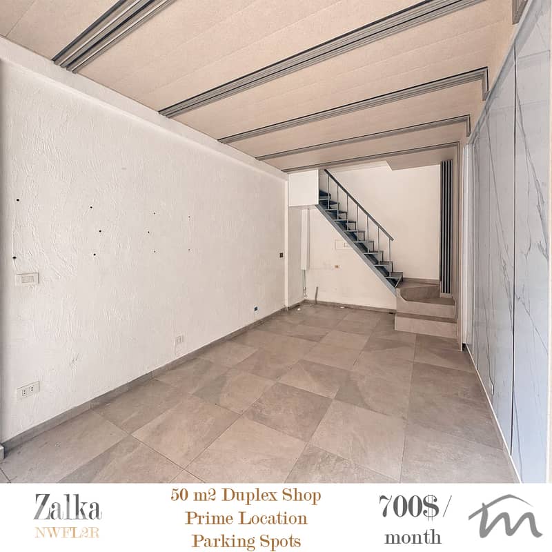 Zalka | Ground Floor - 2 Levels Shop | Prime Location | Parking Spots 0