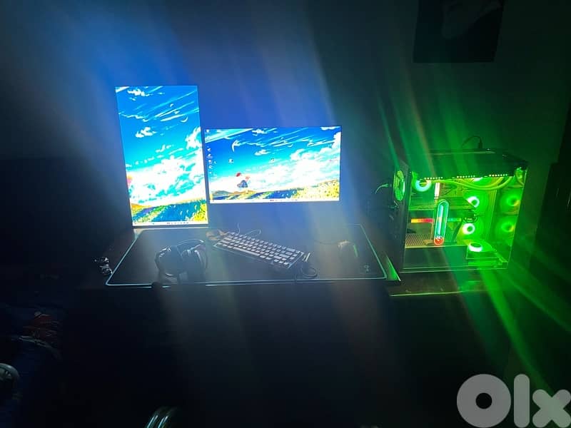 RTX 3070 Gaming Setup + Dual Monitors 240Hz/180Hz 1