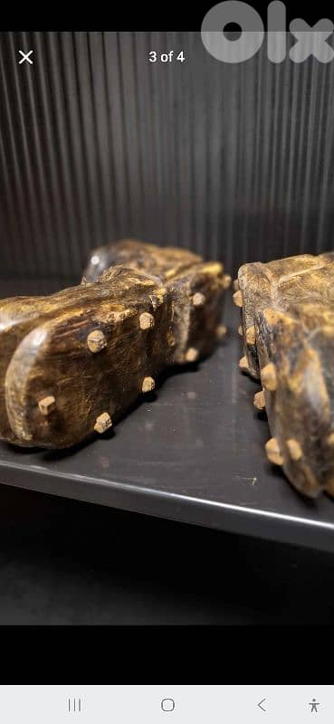 Rare Spanish Antique Hand-Carved Sabots. 2