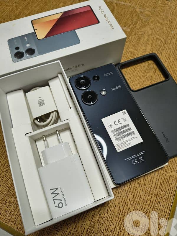 Redmi  Not 13 pro camera 200 ram 16 and 256 0