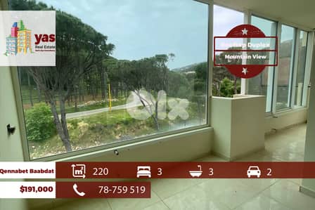 Qennabet Baabdat 220m2 | Rooftop Duplex | High End | View | TCH