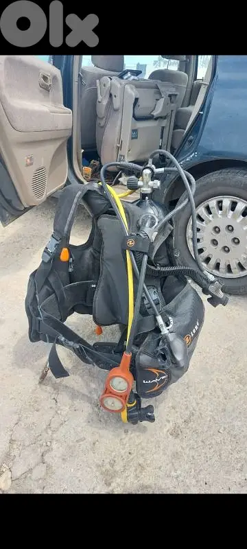 BSD diving suit with oxygen tank 15 liter