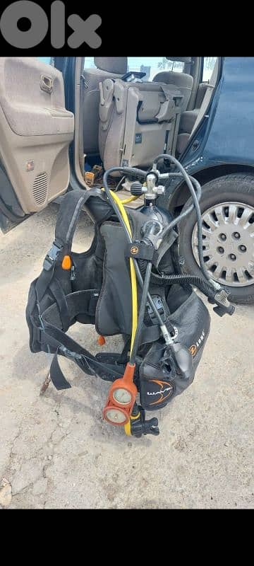 BSD diving suit with oxygen tank 15 liter 0