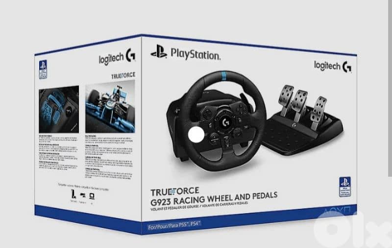 Logitech G923 racing wheel+ stand 0