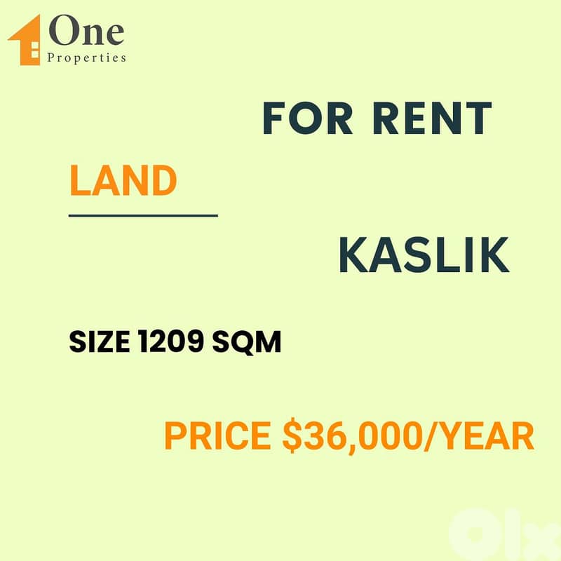 LAND FOR RENT IN KASLIK 0