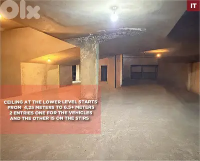 very high ceiling warehouse in the heart of Beirut/بيروتREF#IT129794