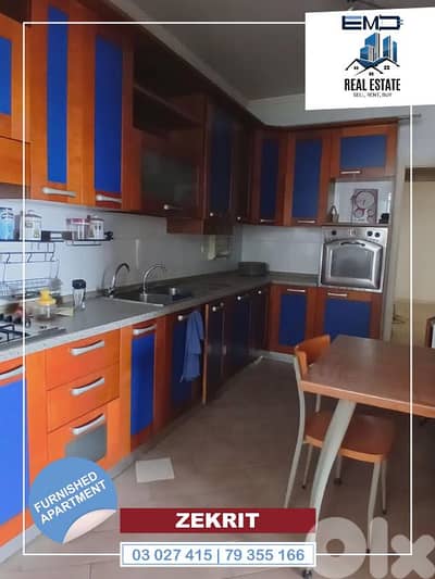 Fully Furnished Apartment for Sale in ZEKRIT  شقة مفروشة بالكامل زكريت