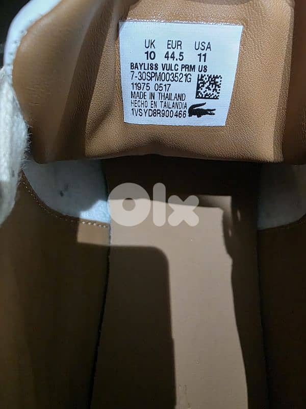 lacoste shoes size 44.5 2