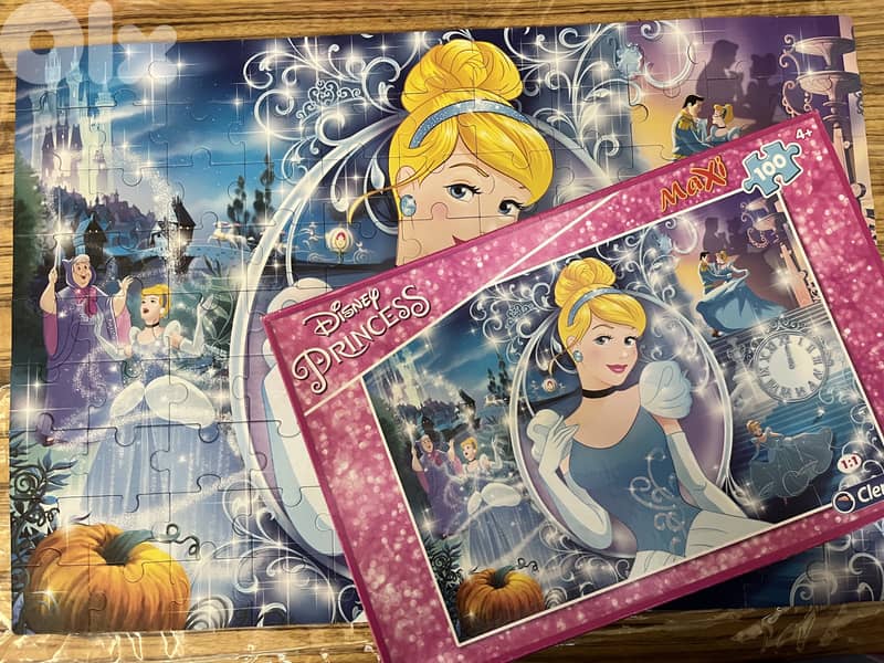 Disney Princess Cinderella "Maxi" Floor Puzzle (100 Pieces) 0