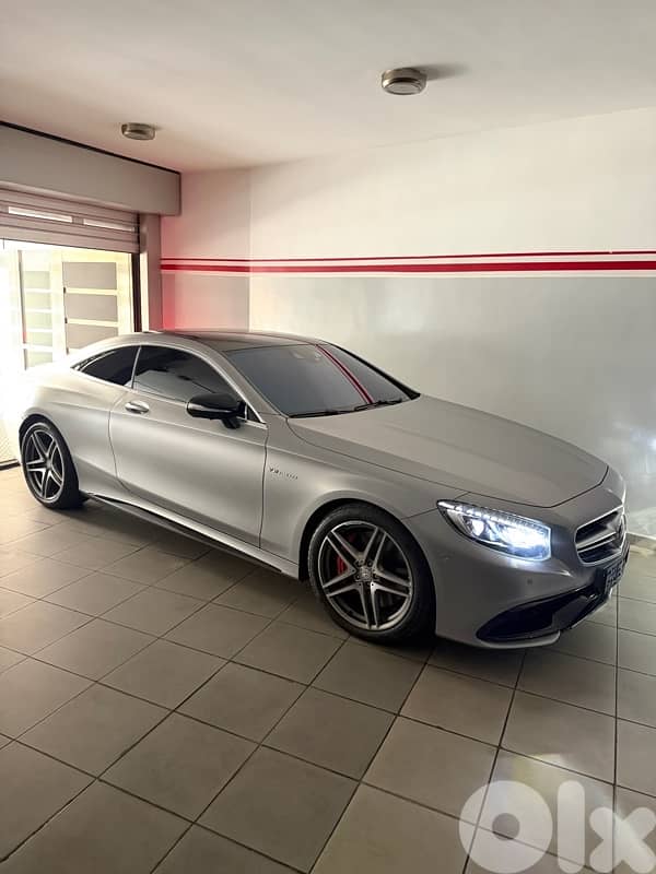 MERCEDES S 63 COUPE 2015 EDITION 1 - DESIGNO MAGNO PAINT 0