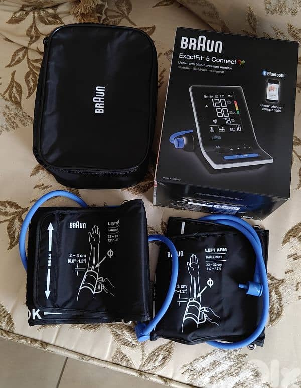 Braun ExactFit 5 Connect blood pressure bpm 0