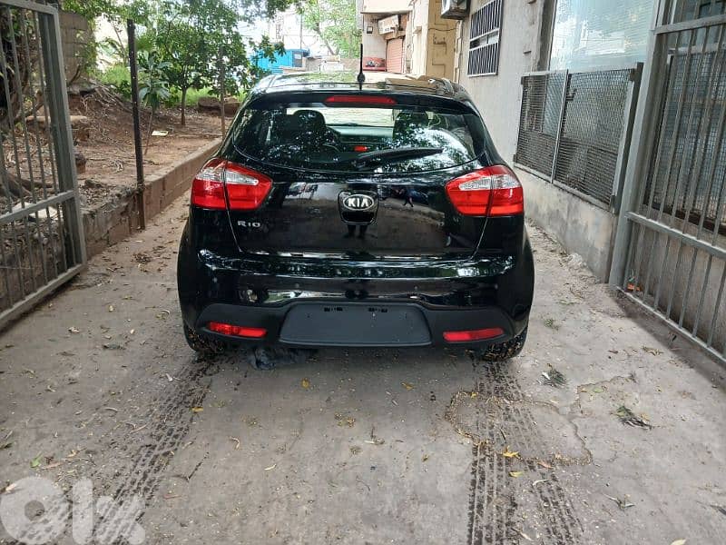 KIA RIO GS MODEL 2013 BLACK IN BLACK COMPANY SOURCE 0