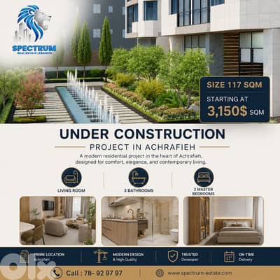 UNDER CONSTRUCTION PROJECT IN ACHRAFIEH HIGH END, (AC-1034)