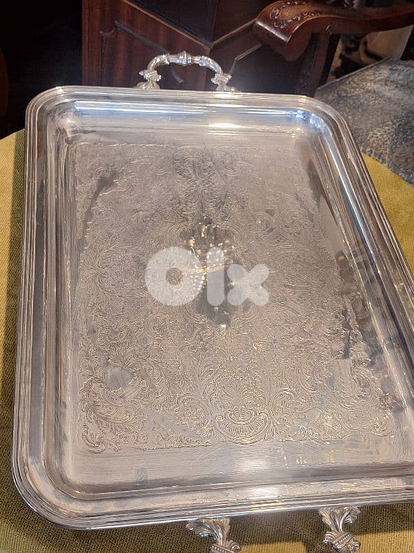 large antique italian tray 2
