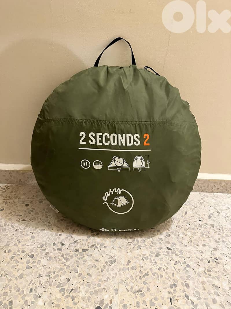Quechua 2 person 2 second easy tent 0