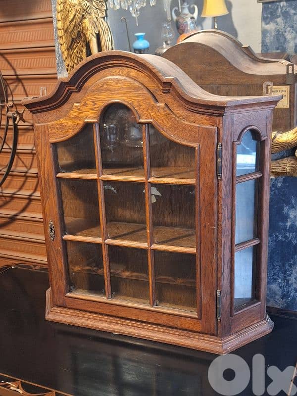 solid wood antique pharmacy 0