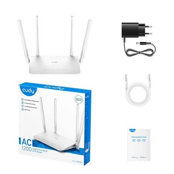 Cudy WR1200 AC1200 WiFi Router | WR1200 0