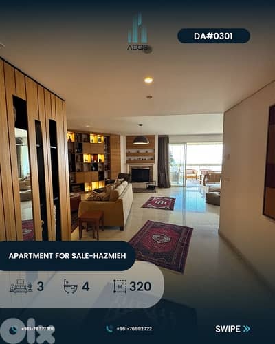 Apartment for sale hazmiyeh baabda - شقة للبيع حازمية بعبدا