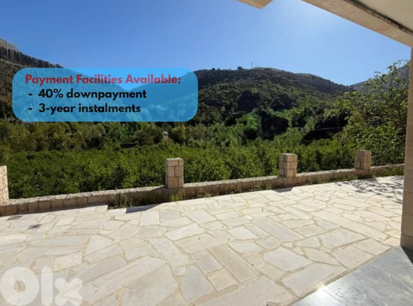 "Payment Facilities" 3 bedroom chalet+terrace+view 4sale in Faraya 0