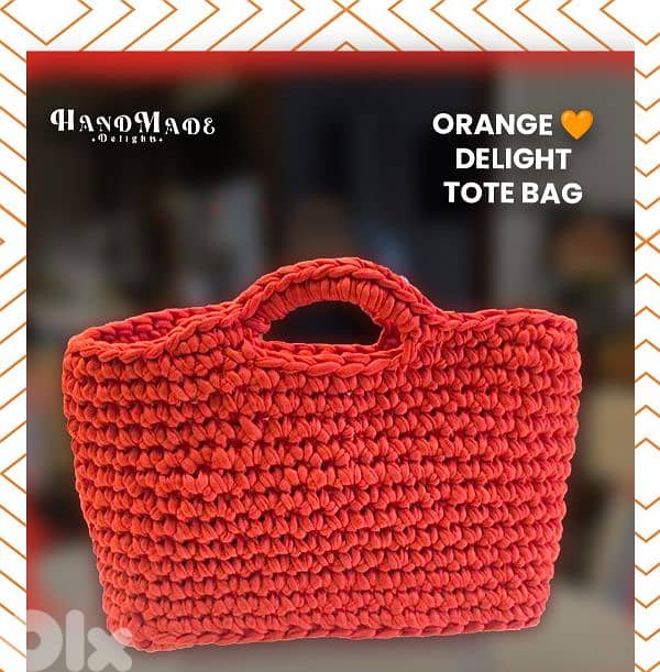 Delight Crocheted Tote Bag 0
