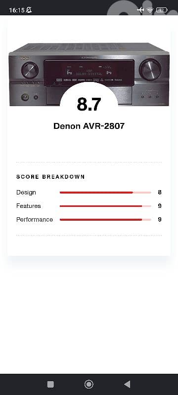 Denon AVR 2807 Amplifier Av receiver gold Négociable 3