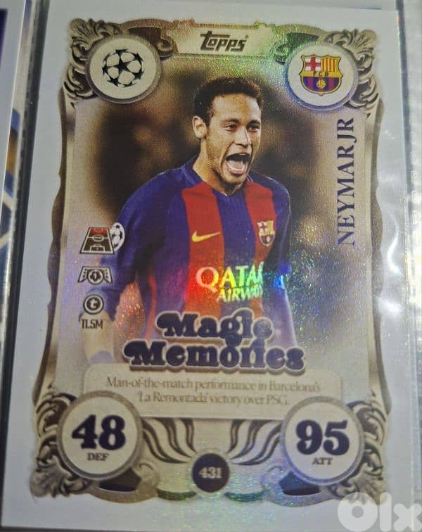 Neymar Jr Magic Memories Match Attax 2025/2026 0