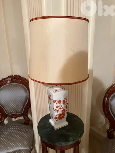 Lampe en porcelaine de style japonais