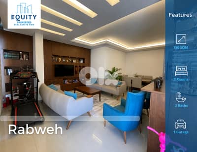 Furnished 150 SQM Apartment For Sale In Rabweh شقة للبيع #DH35315