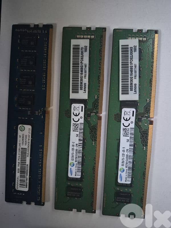 8 GB RAM - 3 Pieces 0