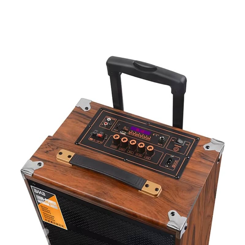 BAAB B-Q12 12” Karaoke Speaker Portable free headphones 1