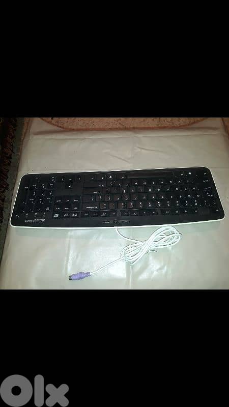 e machines Model KB0511 mechanical black QWERTY English wired keyboard 1