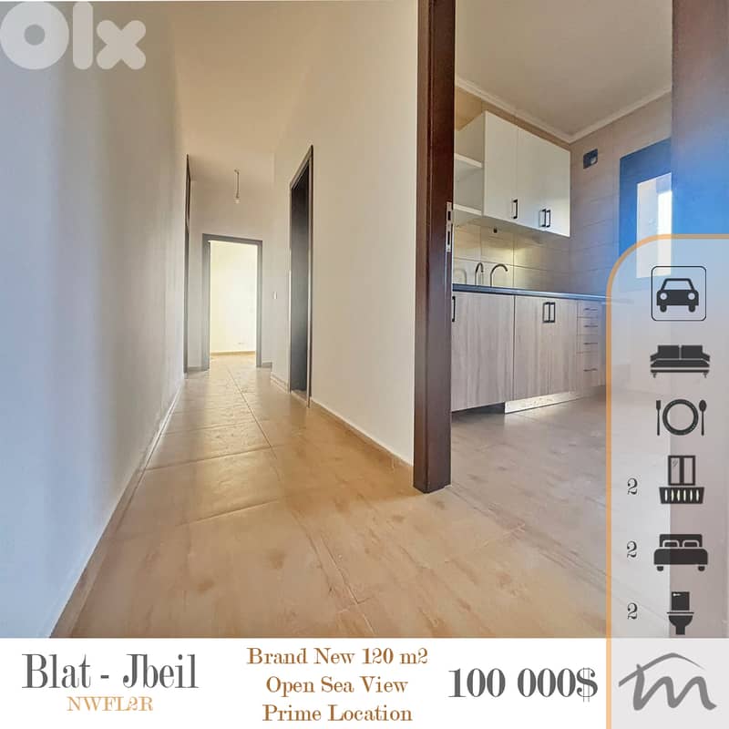 Blat | 833$/m² | Brand New 2 Bedrooms Apart | 2 Balconies | Open View 0