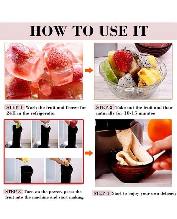 Healthy Ice Cream Dessert Maker 3