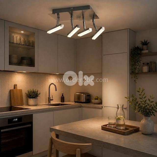 Trio Opium LED Ceiling Light – 4 Adjustable Heads 1